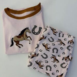 Horse Print Pajama Set